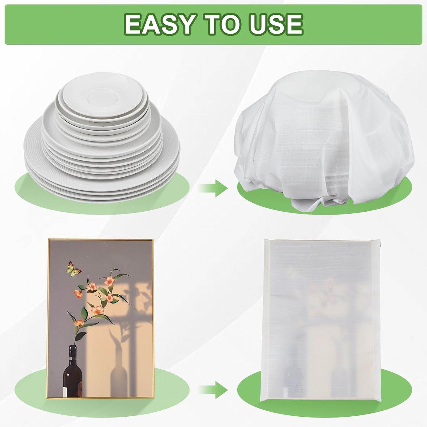 Skiennix Extra Large Foam Pouches - 30 Pcs 20x20 Inch Cushion Wrap for Moving Fragile Items