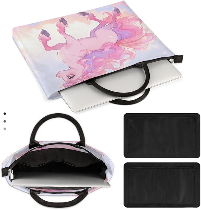 Hsnar 15.6 Laptop Case Briefcase Handbag with Accessory Pocket Slim Laptop Bag Laptop Sleeve