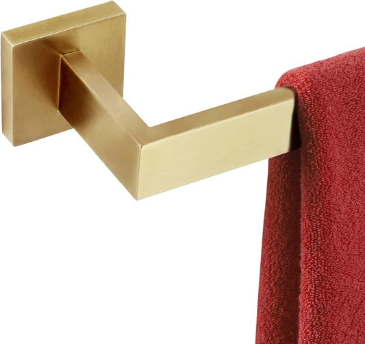 KOKOSIRI 20 Inch Towel Bar Bathroom Towel Bar Kitchen Dish Cloths Hanger Hand Towel Holder Stainless Steel Wall Mount, Brushed Gold, B4003BG-L20