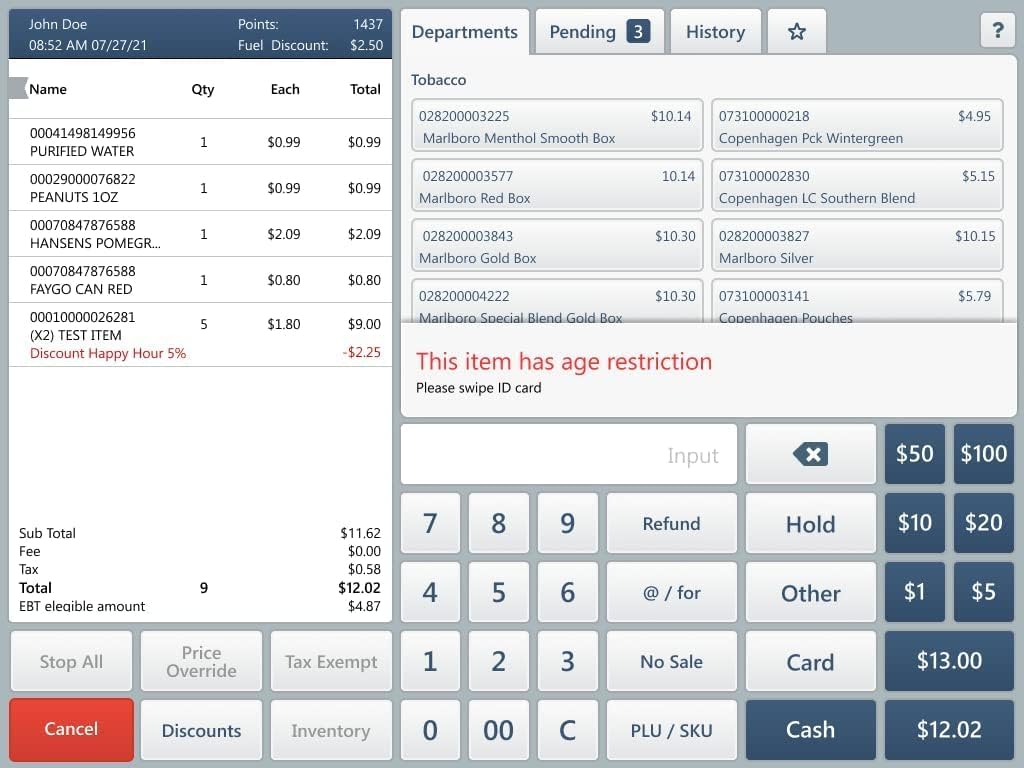 SmartPOS-129 Professional Cash Register | All-in-One POS Bundle with Touch Screen Monitor & Accessories