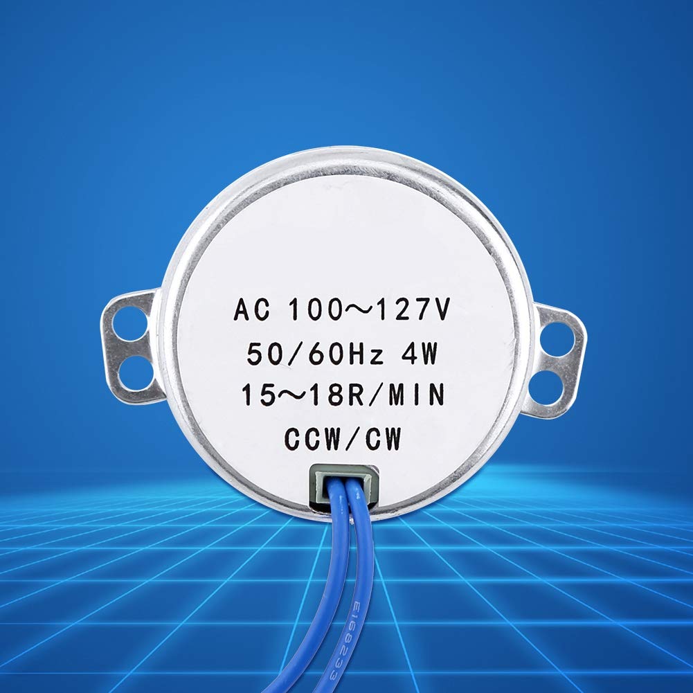 Skiennix Synchronous Motor - Electric Fireplace Replacement Motor 100-127V | 50/60Hz CCW/CW