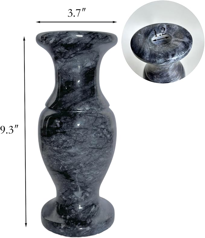 Cemetery Vases for Grave Decorations,Natural Granite Flower Vases for Cemetery. (2)