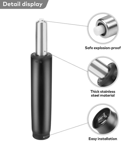DOZYANT Gas Lift Cylinder Replacement - Heavy Duty Hydraulic Shock Piston for Office Chairs | 450 lbs Capacity