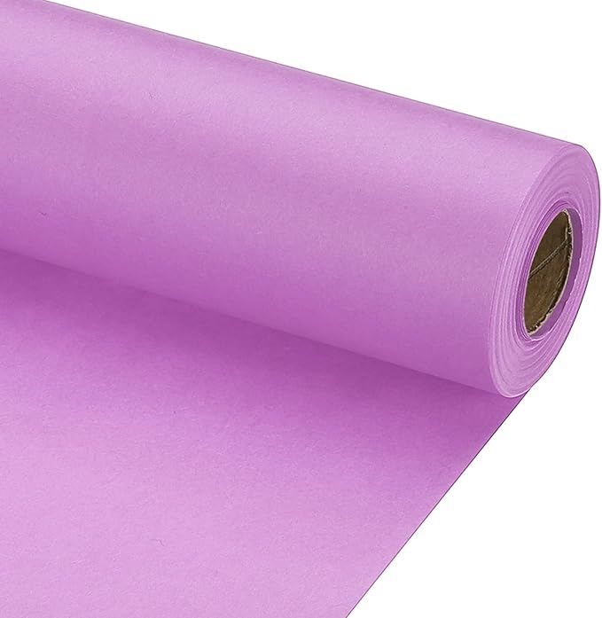 PATIKIL Wrapping Paper, 20" x 600"(49') 70 GSM Craft Paper Roll Kraft Packing Paper for Poster Bulletin Board, Gift Wrapping, Light Pink