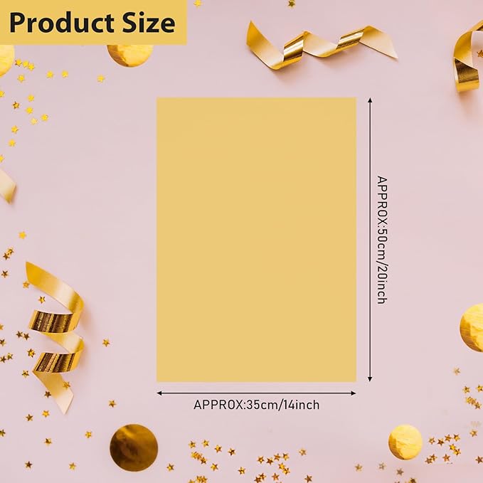 NEBURORA Metallic Gold Tissue Paper - 120 Sheets, 14 x 20 Inches, Bulk Gold Wrap Paper for Gift Bags, Packaging, Floral Filler, Crafts, Christmas, Birthday, Wedding Decor