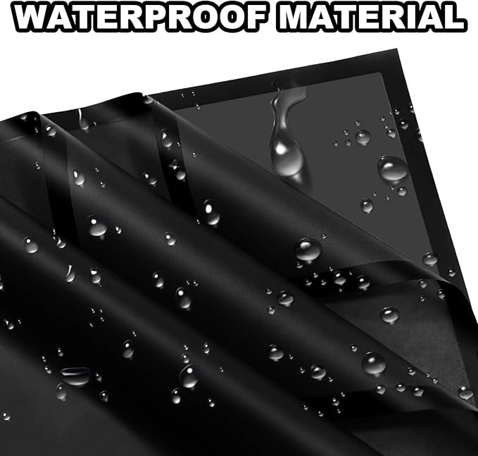 DEWJDFSC 20 Sheets Flower Wrapping Paper,Waterproof Floral Korean Bouquet Wrapping Paper, Florist Supplies, Suitable for Flowers Gift Packaging (Black)