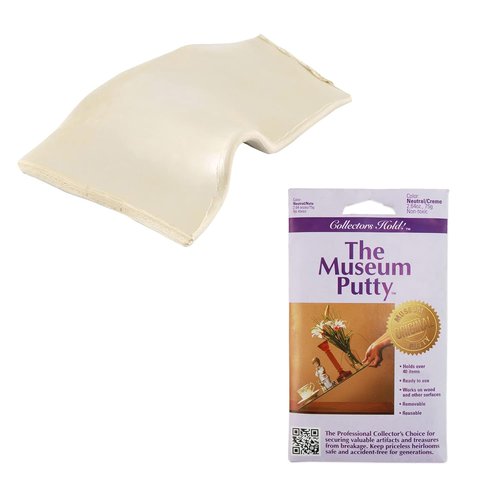 Quakehold! Museum Putty - 2.64-Ounce Neutral Crème for Secure Display & Protection