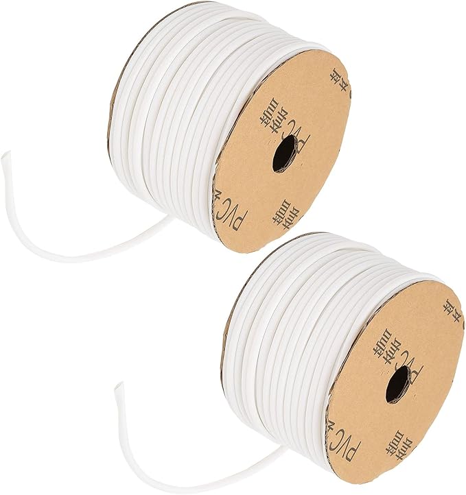 PVC Casing Wire Core Marking Protection Sheath Tube Durable Flexible Wear for Supvan Tube Printers 2Pcs (ZMY-1.0)