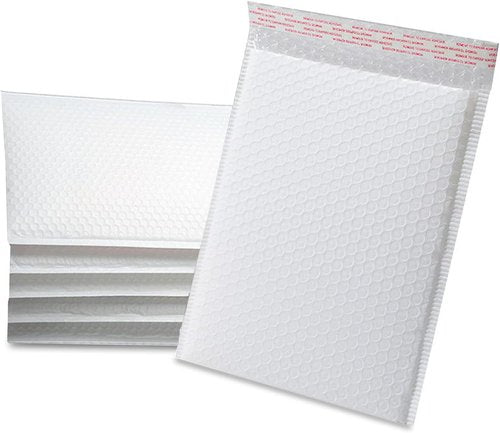 Self-Sealing Poly Bubble Mailers by 9527 - Padded Shipping Envelopes, 9.5"x13.5", 25 Pack