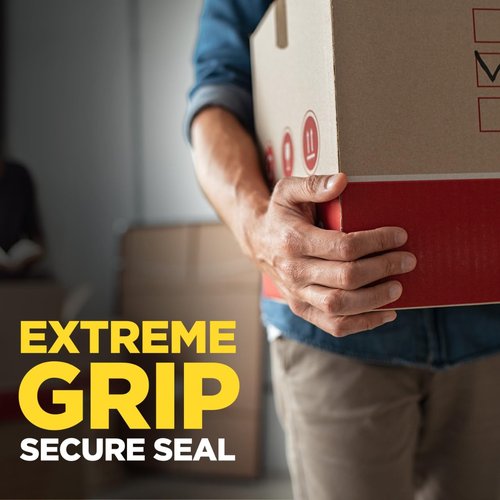 Scotch Box Lock Packing Tape - Clear Extreme Grip for Secure Shipping | 1.88 in. x 54.6 yd, 3 Rolls