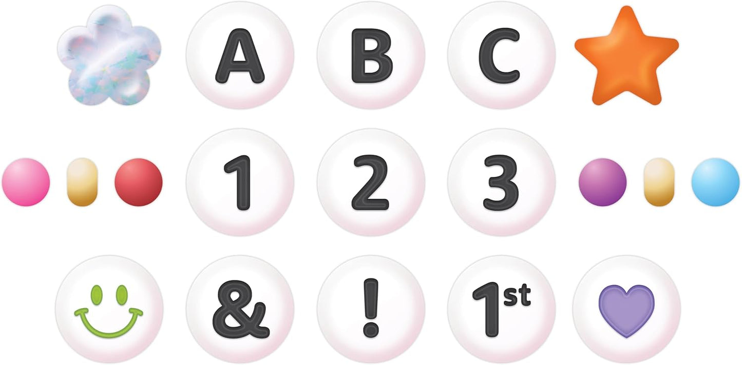 Teacher Created Resources Friendship Beads - Colorful Circle Letters for Creative Learning | TCR6622