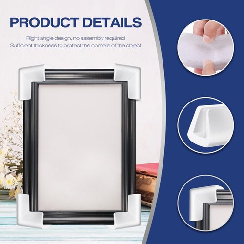Regine Switzerland 24Pcs Edge Foam Protection Corners - Safe Packing Foam for TV Frames & Mirrors