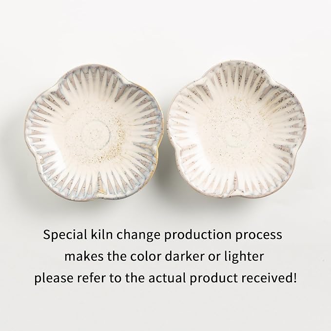 BEUNAIZER Ceramic Pillar Candle Holder Plates, Decorative Candlestick Holder, Tea Light Incense Santo Palo Holders, for Dinning, Party, Wedding, Birthday, Anniversary, 1pack (Vintage White)