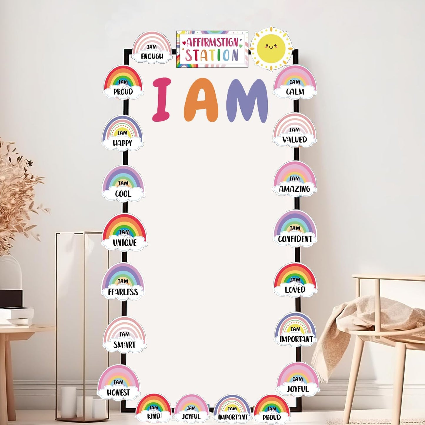 Summer Bright Bulletin Board Set - Motivational Posters for Classroom & Home Decor | Growth Mindset Cutouts