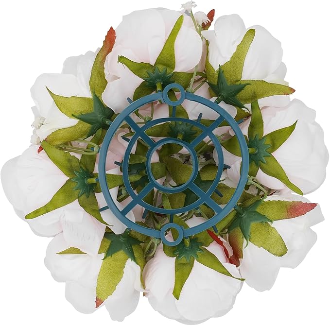 10Pcs Artificial Flower Balls for Wedding Centerpieces, 9.44Inch Rose& Peony Semicircle Flower Ball, Arrangement Bouquet Fake Flowers Ball for Home Party Tables Decoration