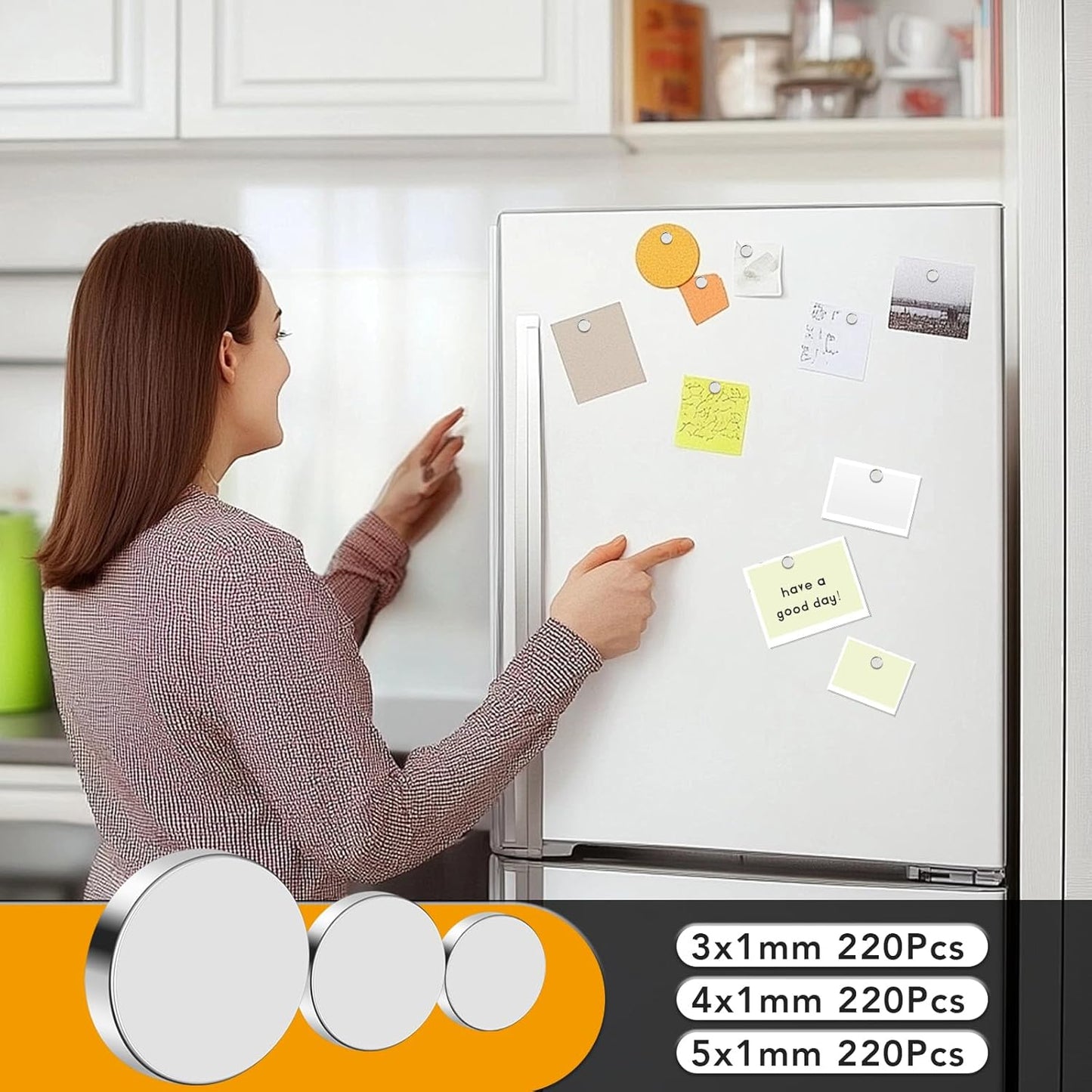 TRYMAG 660Pcs Small Magnets - Versatile Mini Magnets for DIY, Crafts, Office & Science Projects
