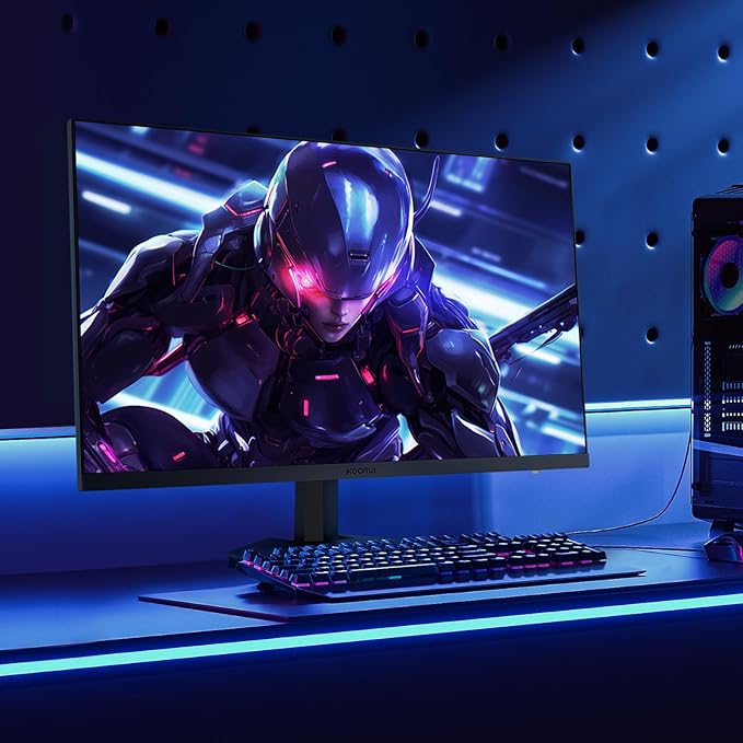 KOORUI 27 inch Gaming Monitor, 240Hz Monitor, 1ms FHD 1080p, Adaptive Sync, 90% DCI-P3 HDMI 2.0/DP 1.4, Xbox PS5 Switch Ready, VESA, Tilt, Black, GN02