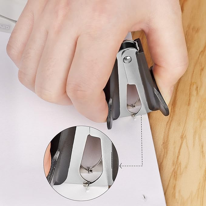 Asdirne Office Supplies Kit, Desk Accessory Set, Including 2 Scissors, 1 Stapler,1000 Pieces 26/6 Staples, 1 Staple Remover, 1 Tape Dispenser and 1 Tape, Perfect Office Partners