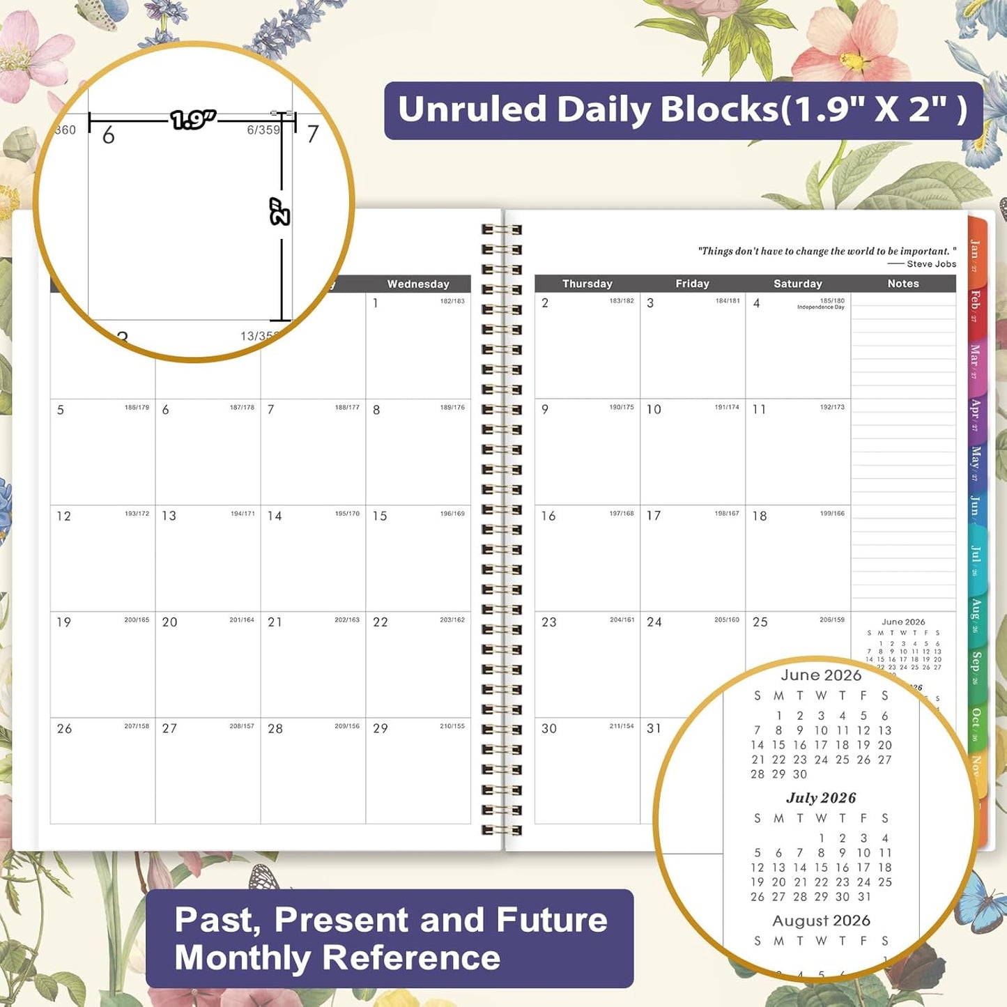 2026-2029 Monthly Planner | 3-Year Calendar with Tabs, Pocket Size, 8.5'' x 11''