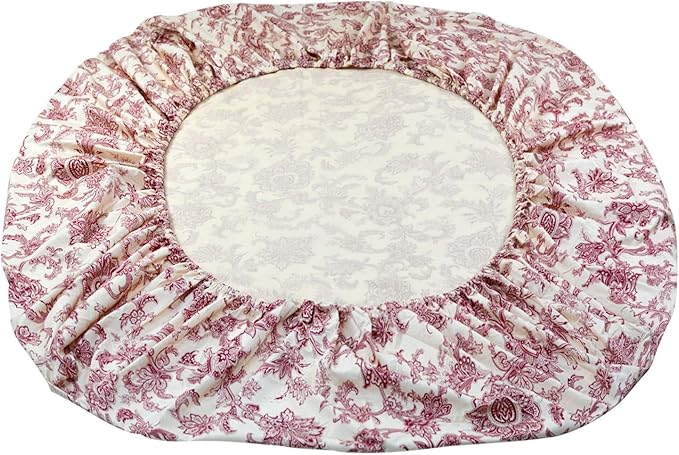 FADFAY Red Floral Bedding Elegant Bed Sheets Set Luxury Bedding Collections 800 Thread Count 100% Egyptian Cotton Deep Pocket Fitted Sheet,4 Piece-Queen Size