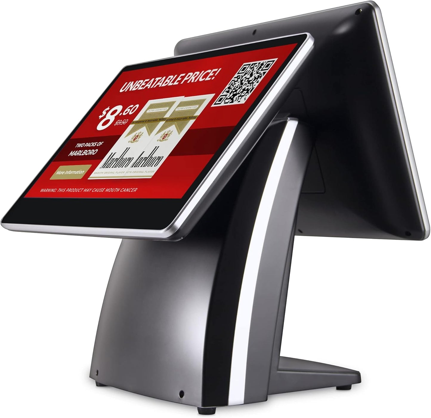 SmartPOS-129 Professional Cash Register | All-in-One POS Bundle with Touch Screen Monitor & Accessories