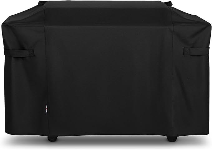 Unicook Griddle Cover Compatible with Weber 36" Rust-Resistant Griddle, Compared to Weber 3400030, Heavy Duty Waterproof 4 Burner Flat Top Grill Cover with Hood, 64 Inch Outdoor BBQ Protector, Black