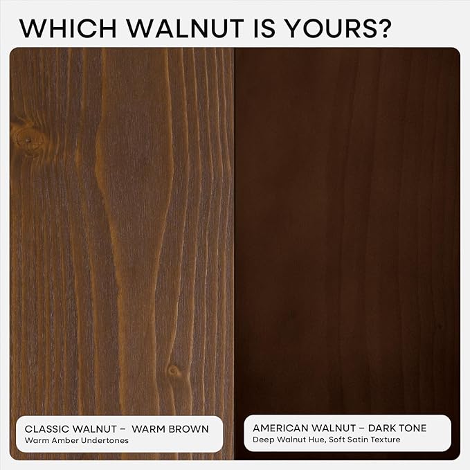 Homeforia Classic Walnut 16 inch Floating Shelf, High End Solid Real Wood Small 16inch Floating Shelves for Wall Mounted, 16in Floating Shelves, Heavy Duty Bracket, 16 X 6.5 X 1.75 inches, Set of 4