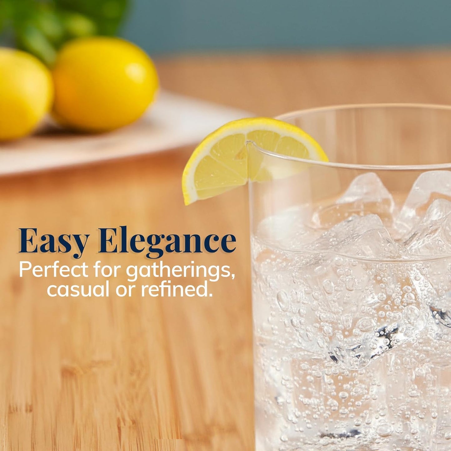 US Acrylic Drinking Glasses Set - 12oz Rocks & 16oz Water Cups | BPA-Free, Reusable & Dishwasher Safe