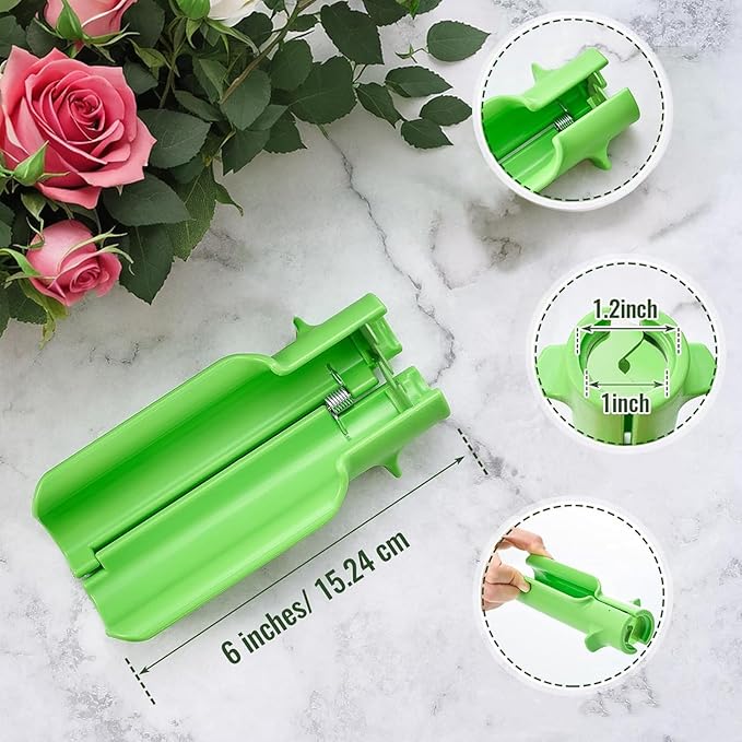 Rose Thorn Stripper Tool Thorn Remover for Roses and Garden Flowers, Leaf and Stem Cutter, Floral Arrangement Tool, Easy and Safe Plant Pruning for Home Garden and Flower Shop