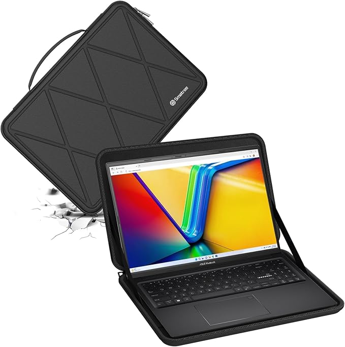 Smatree Hard EVA Protective Sleeve Case Compatible for 14 inch ASUS ExpertBook B3 Flip B3402 Laptop, for ASUS Vivobook Flip 14 TP401/TP412 Laptop Notebook Bag (X8259T)