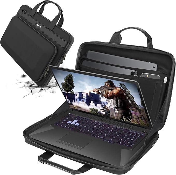 Smatree Heavy Duty Hard Case for 16 inch Acer Predator Helios 16/NEO 16, Nitro 16/V15/V16 Gaming Laptop, for Lenovo LOQ 16IRH8/16APH8/15APH8/15IRH8 Gaming Laptop (A800)