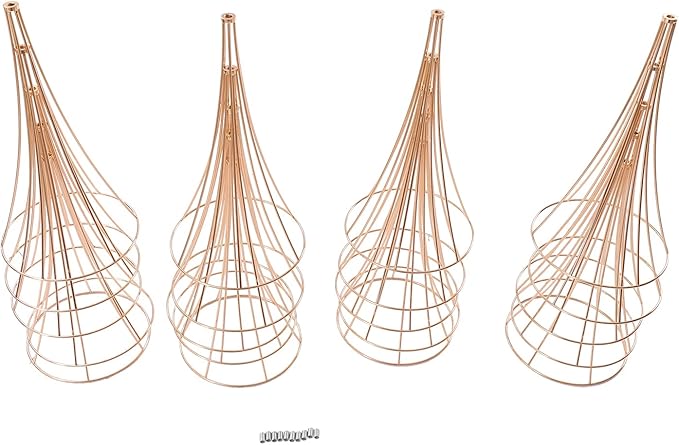 10 Pcs Gold Centerpieces for Table Wedding, 31.5 Inch Metal Wedding Flower Vase Large Gold Flower Stand for Party Decorations and Event Decorations 8.7 x 8.7 x 31.5 Inch
