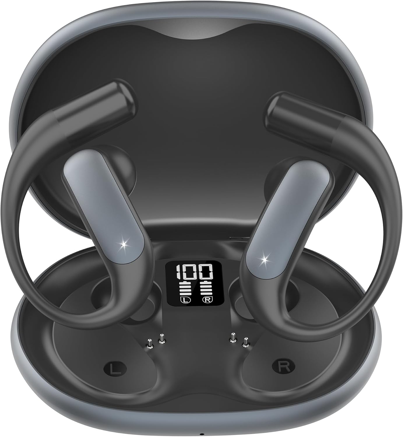 Skiennix AI Translation Earbuds - Real-Time Language Translator | 164 Languages, Bluetooth, Black