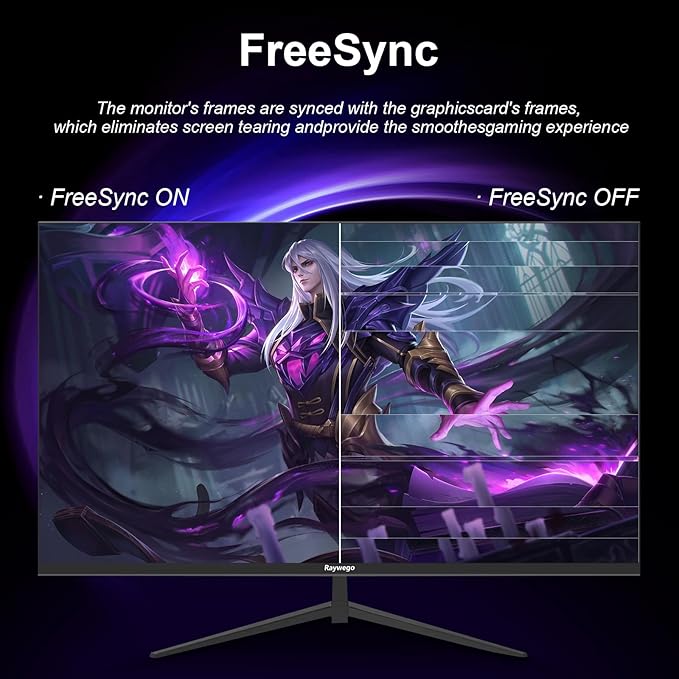 27inch Gaming Computer Monitor IPS 240Hz FHD(1920×1080P), 99% sRGB,1ms Response Time, 400cd/m²,AMD Freesync, Crosshair & Eye-Care Tech,Low Blue Light,HDMI 2.0,DP 1.4,Supports Wall-Mounted