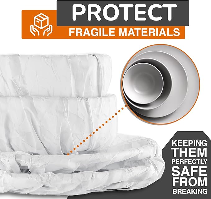 Halloween Tissue Paper for Gift Bags - 15" X 20" Bulk Tissue Paper Halloween 480 Sheets - 10lb Newsprint for Packing, Birthday Gift Box Filler, Packing Supplies for Moving Supplies Crown Display