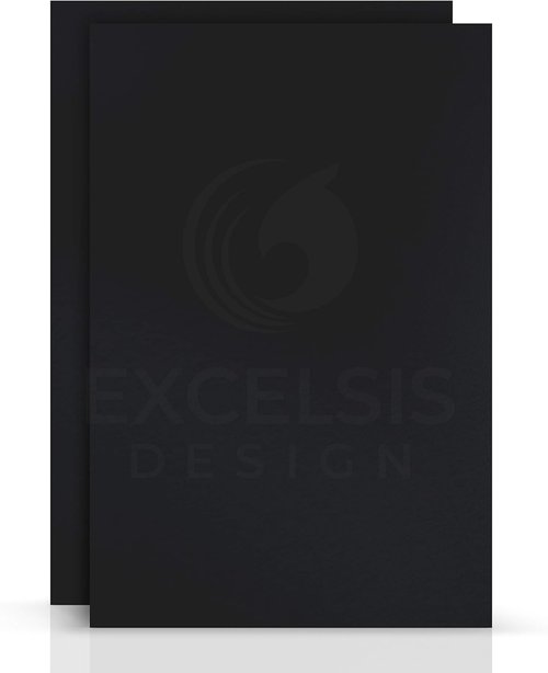 Black Foam Board 8 x 10 - 10 Pack | 3/16" Thick Foam Core Sheets for Art, Crafts & Presentations