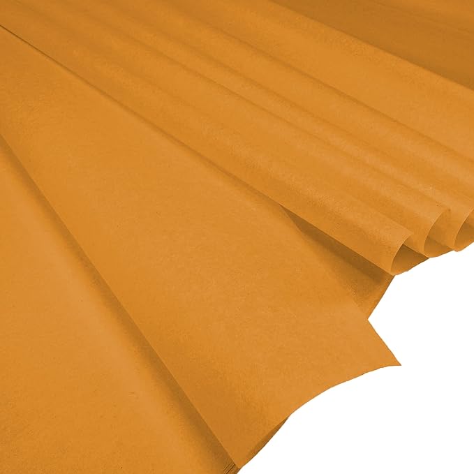 Flexicore Packaging® | Gift Wrap Tissue Paper | Size: 15"x20" | 100 Sheet | Acid Free Bulk Tissue Paper | (Noble Gold)