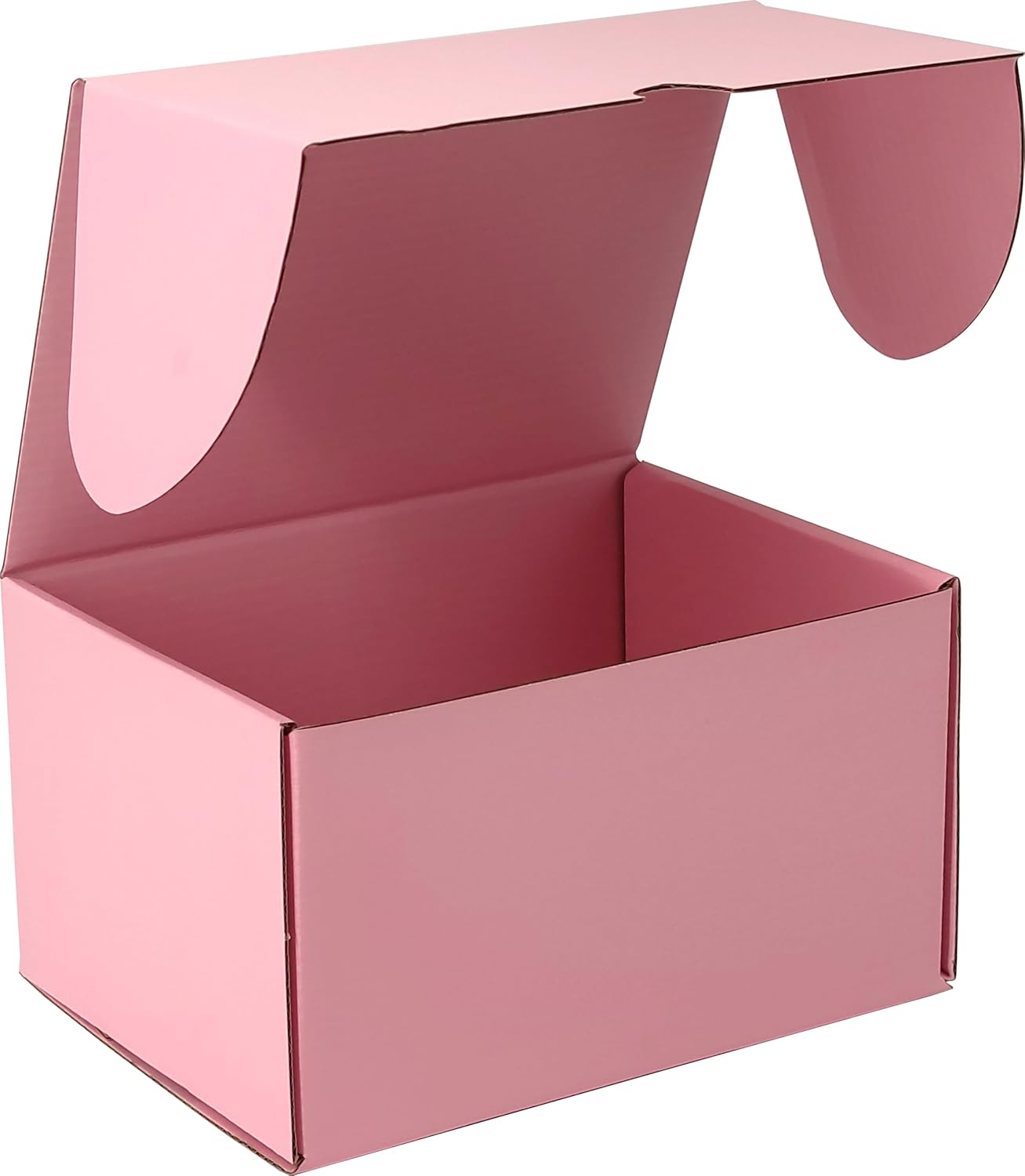 Skiennix Pink Shipping Boxes - Pack of 15 | 12x9x6 Inches Cardboard Corrugated Mailer for Craft Gifts