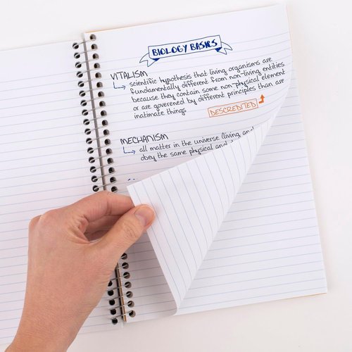 Five Star Spiral Notebooks - 6 Pack, 2 Subject, College Ruled, 80 Sheets, Assorted Colors