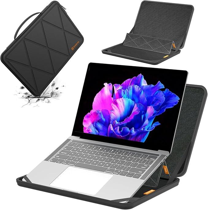 Smatree MS50 Hard EVA Protective Sleeve Case with Stand Compatible for 14 inch Acer Aspire 14, for Acer Swift Go 14-SFG14-71T/71, for Acer Aspire Lite 14 AL14-31P-C0S2, for Acer TravelMate P6 TMP614