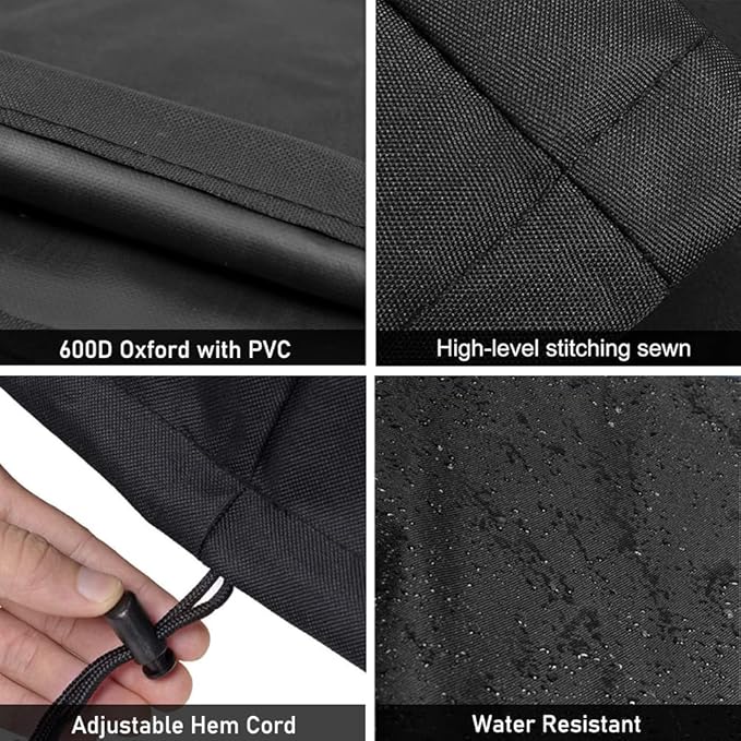 ZJYWSCH Cover for Pit Boss Deluxe 4 Burner PB757GD, Standard/Deluxe 5 Burner PB5BGD PB5BGD1 Griddle Grill, Waterproof for Blue Rhino Razor Griddle GGC1643L