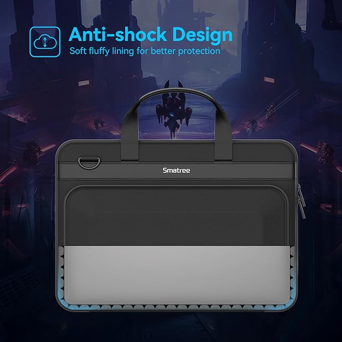 Smatree Heavy Duty Hard Case Compatible for 17.3 inch ASUS ROG Strix Scar 17 SE 2022, for ROG Strix Scar 17 2023/2022/2021, for 17.3 inch ASUS ROG Strix G17 2023/2022/2021 Gaming Laptop (A800XL)