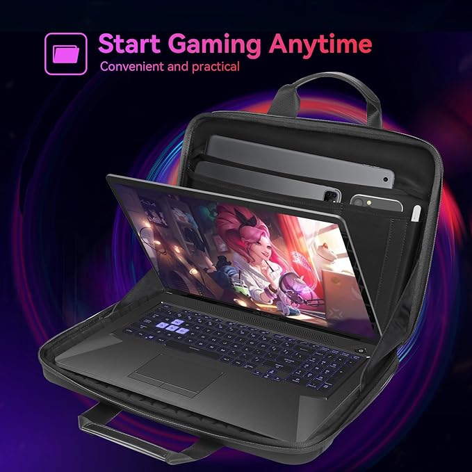 Smatree Heavy Duty Hard Shell Case for 16inch Lenovo Yoga 7/7i 2 in 1 Gen 10,15.6inch Razer Blade 15 2023/2022,16inch Razer Blade 16 2025/2024/2023, Alienware M16 R2,Alienware M15/X15 R1/X15 R2 (A800)