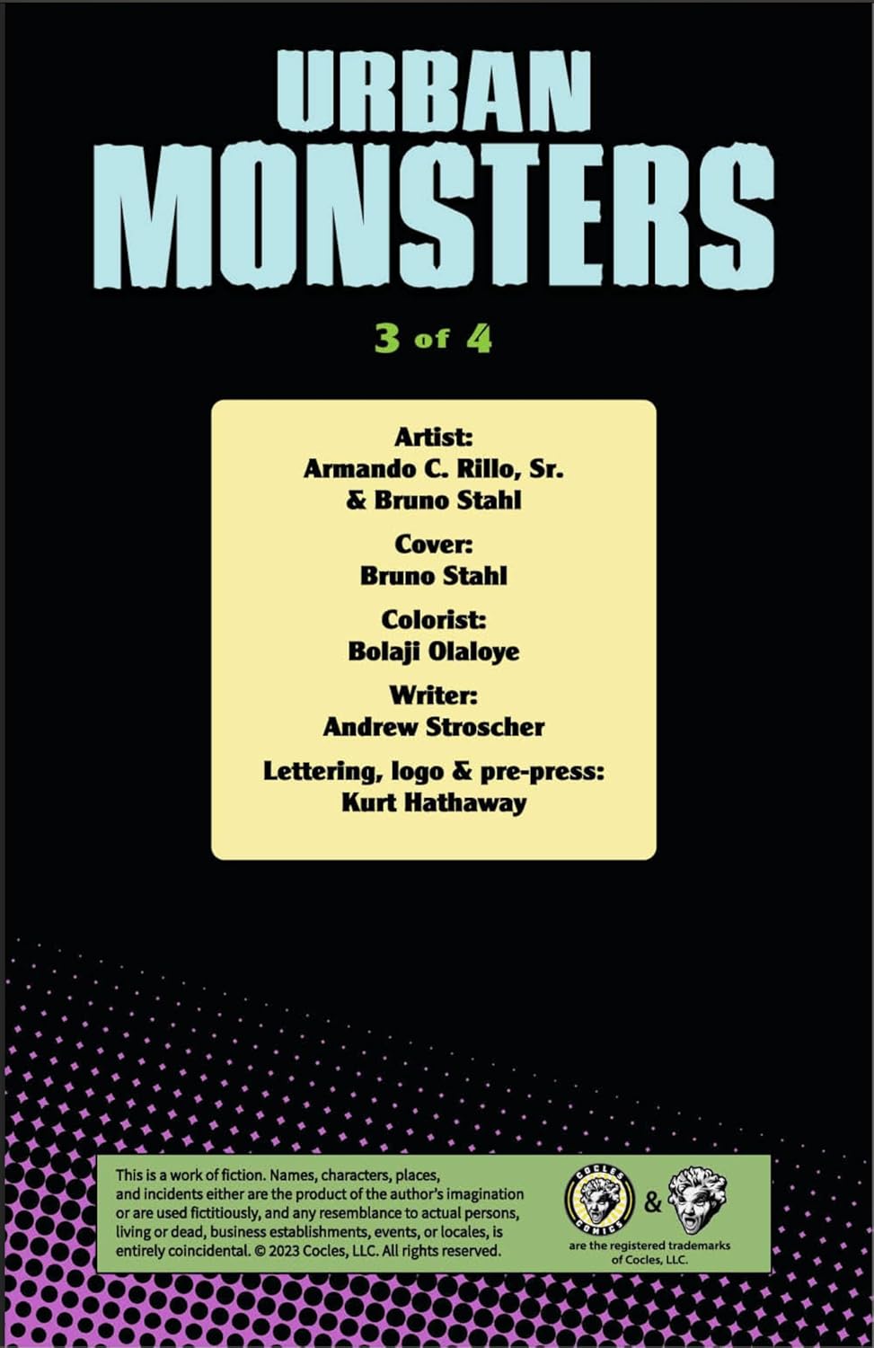 Urban Monsters | #3 (2023) - Hilarious Monster Road-Trip Comedy Comic Behind Bars!