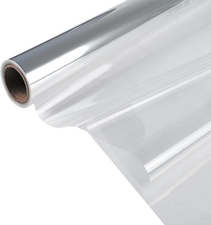 Craft And Party Clear Cellophane Wrap Roll, 40" X 100ft Cellophane, Gift Wrap Roll - Not Folded