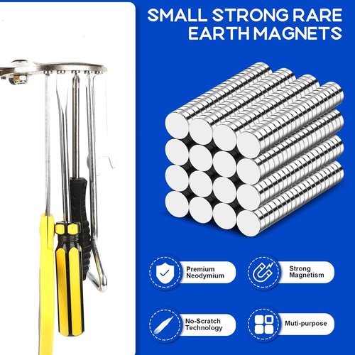 320Pcs Neodymium Magnets by [Brand Name] - 6x2mm Rare Earth Mini Magnets for Office & STEM Projects
