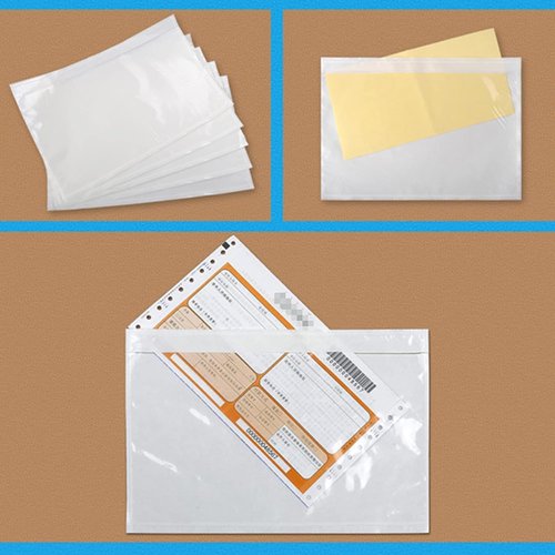 Coopaty Clear Plastic Packing List Envelopes - 6” x 9” Mailing Shipping Pouches (200 Pack)