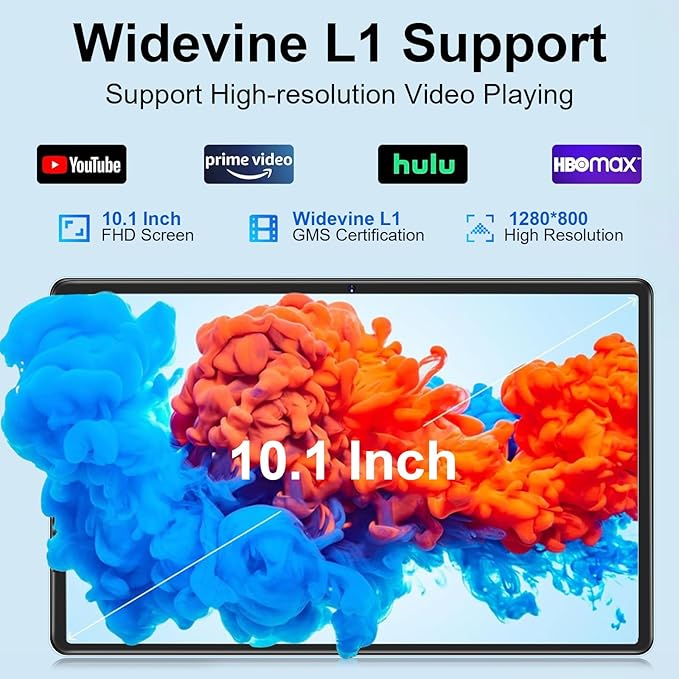Android 14 Tablet, 2025 Tablets with 10 Inch IPS Incell Screen, 22GB+128GB (1TB Expand), 8000mAh Octa-Core Tablet with Keyboard, Mouse, Case, GPS, BT5.0, Support Widevine L1, Split Screen -Metal Brown