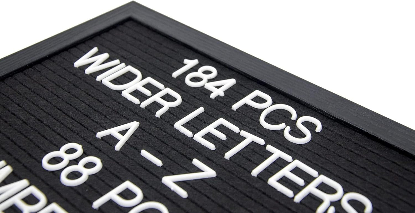 Skiennix Felt Letter Board Letters Set - 306 Pieces of 1-Inch Wide Letters for Custom Messages