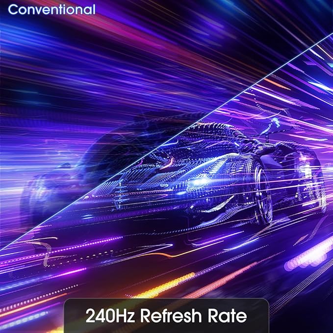 Sceptre New 27-inch Curved Gaming Monitor FreeSync 240Hz Plus DisplayPort HDMI 1ms 99% sRGB Build-in Speakers, R1500 Machine Black 2025 (C275B-FWT240 Series)